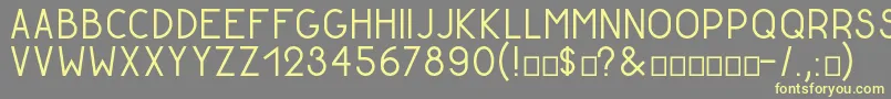 More about GoldenratioDemo Font GoldenratioDemo Font – Yellow Fonts on Gray Background