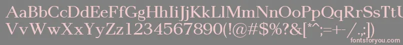 Pax2 Font – Pink Fonts on Gray Background