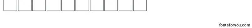 フォントPaladincapitals – 数字と数値のためのフォント