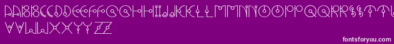 More about UfoNestRegluar Font UfoNestRegluar Font – White Fonts on Purple Background