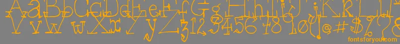 More about WsSerif Font WsSerif Font – Orange Fonts on Gray Background