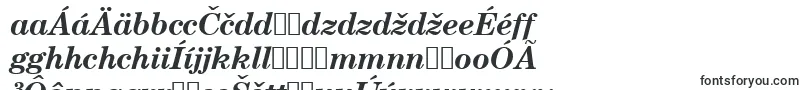 Шрифт CenturyschtBoldItalic – словацкие шрифты