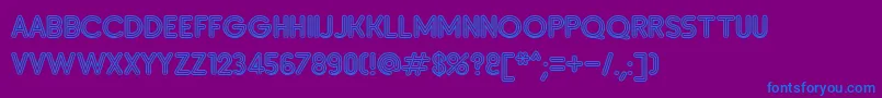 Więcej informacji o czcionce SanasoftInsetA.Kz Czcionka SanasoftInsetA.Kz – niebieskie czcionki na fioletowym tle