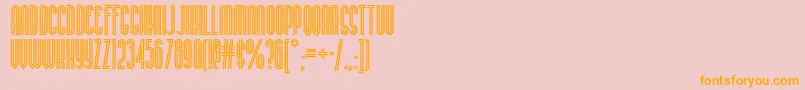 Buenosairesnf Font – Orange Fonts on Pink Background