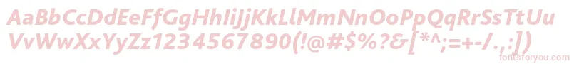 BlissproHeavyitalic Font – Pink Fonts