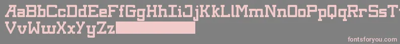 Kingsbury Font – Pink Fonts on Gray Background
