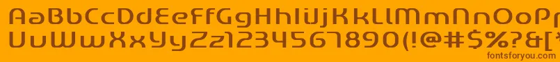 Подробнее о шрифте Gened Шрифт Gened – коричневые шрифты на оранжевом фоне