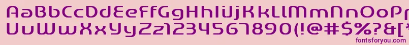 Weitere Informationen zur Gened-Schriftart Gened-Schriftart – Violette Schriften auf rosa Hintergrund