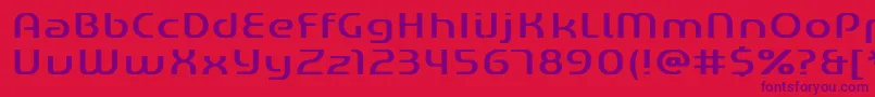 En savoir plus sur la police Gened Police Gened – polices violettes sur fond rouge