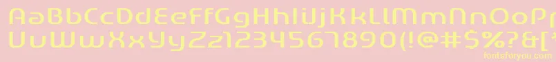 More about Gened Font Gened Font – Yellow Fonts on Pink Background