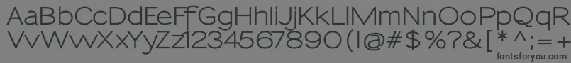 SansumiBold Font – Black Fonts on Gray Background