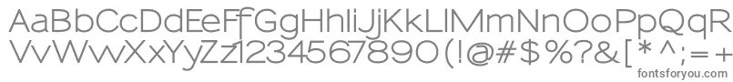 SansumiBold Font – Gray Fonts on White Background
