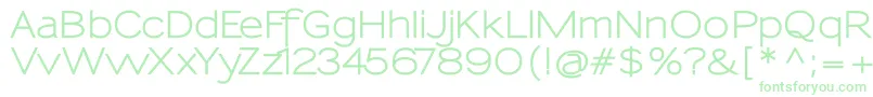 SansumiBold Font – Green Fonts on White Background