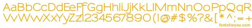 SansumiBold Font – Orange Fonts on White Background