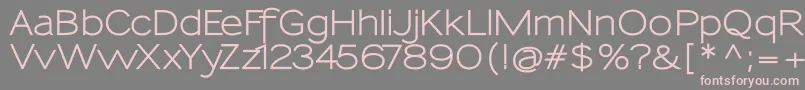 SansumiBold Font – Pink Fonts on Gray Background