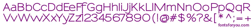 SansumiBold Font – Purple Fonts on White Background