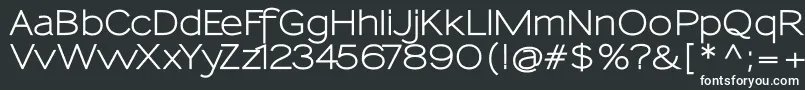 SansumiBold Font – White Fonts on Black Background