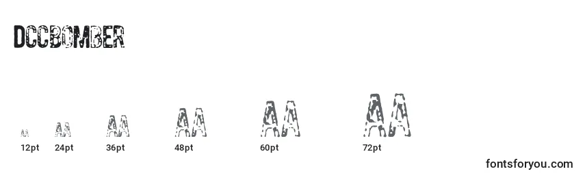 DccBomber Font Sizes
