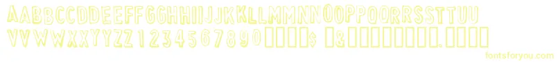 CheapskateOutline Font – Yellow Fonts