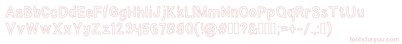 ElephantDreams Font – Pink Fonts on White Background
