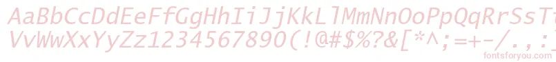 LucidasanstypewriterstdObl Font – Pink Fonts
