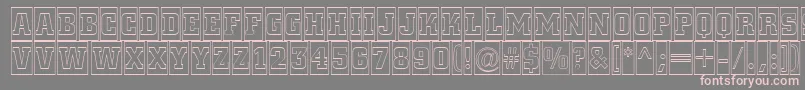 Шрифт ACitynovattlcmotl – розовые шрифты на сером фоне