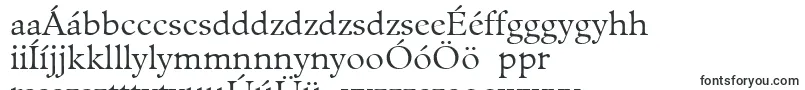 Шрифт GuardiLt55Roman – венгерские шрифты