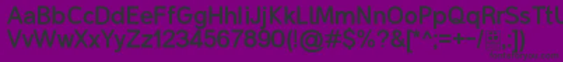 MalterSansBoldDemo Font – Black Fonts on Purple Background