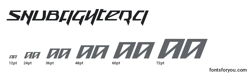 Snubfighterci Font Sizes