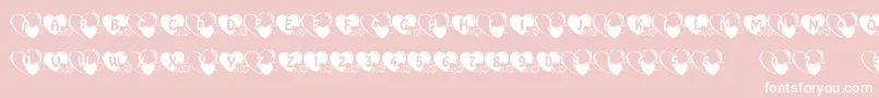 LiebMutterlein Font – White Fonts on Pink Background