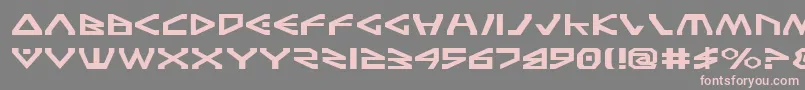 TerraFirmaExpanded Font – Pink Fonts on Gray Background