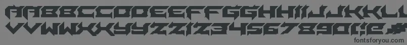 Laceration Font – Black Fonts on Gray Background