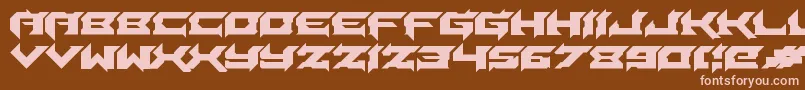 More about Laceration Font Laceration Font – Pink Fonts on Brown Background
