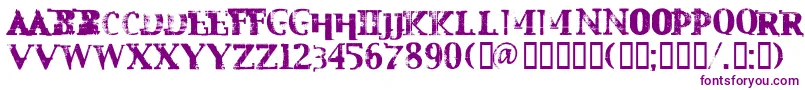 Mest Font – Purple Fonts on White Background