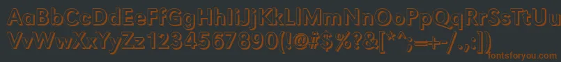 More about GroteskshRegular Font GroteskshRegular Font – Brown Fonts on Black Background