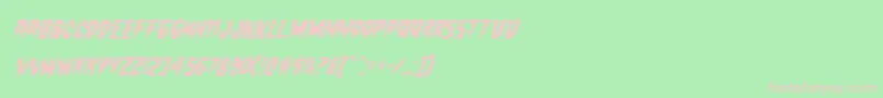 Countsuckulacondital Font – Pink Fonts on Green Background