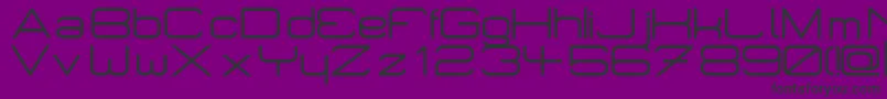 Micromieps Font – Black Fonts on Purple Background