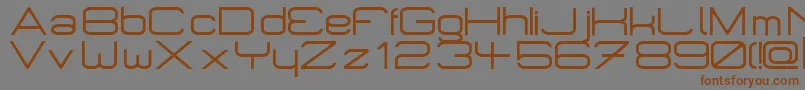 Micromieps Font – Brown Fonts on Gray Background