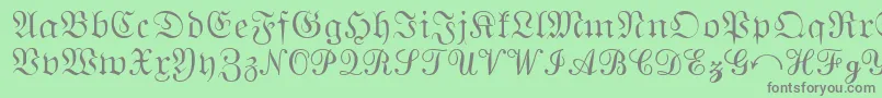 MathematicalPi2 Font – Gray Fonts on Green Background