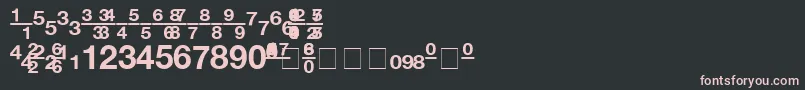 Подробнее о шрифте ContextFractionsSsiFractionsBold Шрифт ContextFractionsSsiFractionsBold – розовые шрифты на чёрном фоне