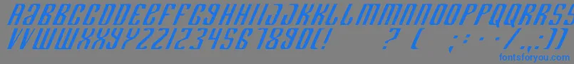 More about Department Font Department Font – Blue Fonts on Gray Background