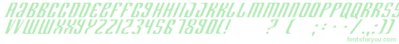 Department Font – Green Fonts on White Background