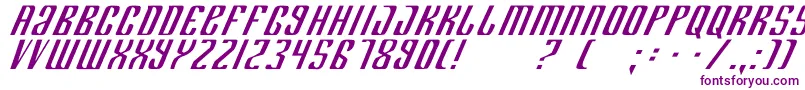 Department Font – Purple Fonts on White Background