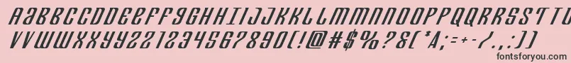 Departmenthtitleital Font – Black Fonts on Pink Background
