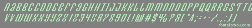 Departmenthtitleital Font – Green Fonts on Gray Background
