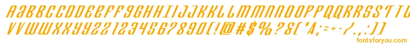 Departmenthtitleital Font – Orange Fonts on White Background