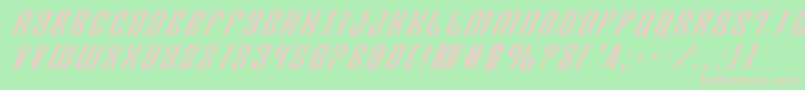 Departmenthtitleital Font – Pink Fonts on Green Background