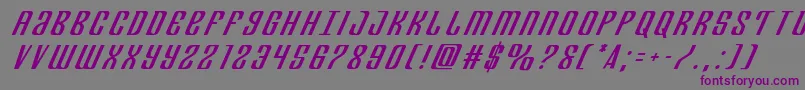 Departmenthtitleital Font – Purple Fonts on Gray Background