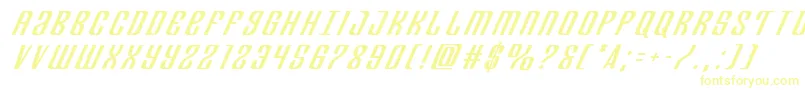 Departmenthtitleital Font – Yellow Fonts on White Background