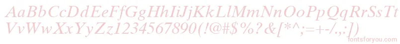 TimesTenLtItalic Font – Pink Fonts